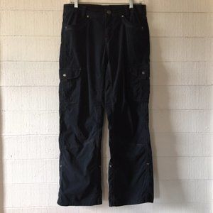 KUHL Black Roll Up Hiking/Cargo Pants